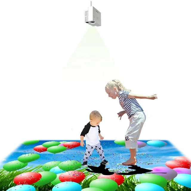 

Amusement park product: Chariot basic version interactive floor kid games projection system.