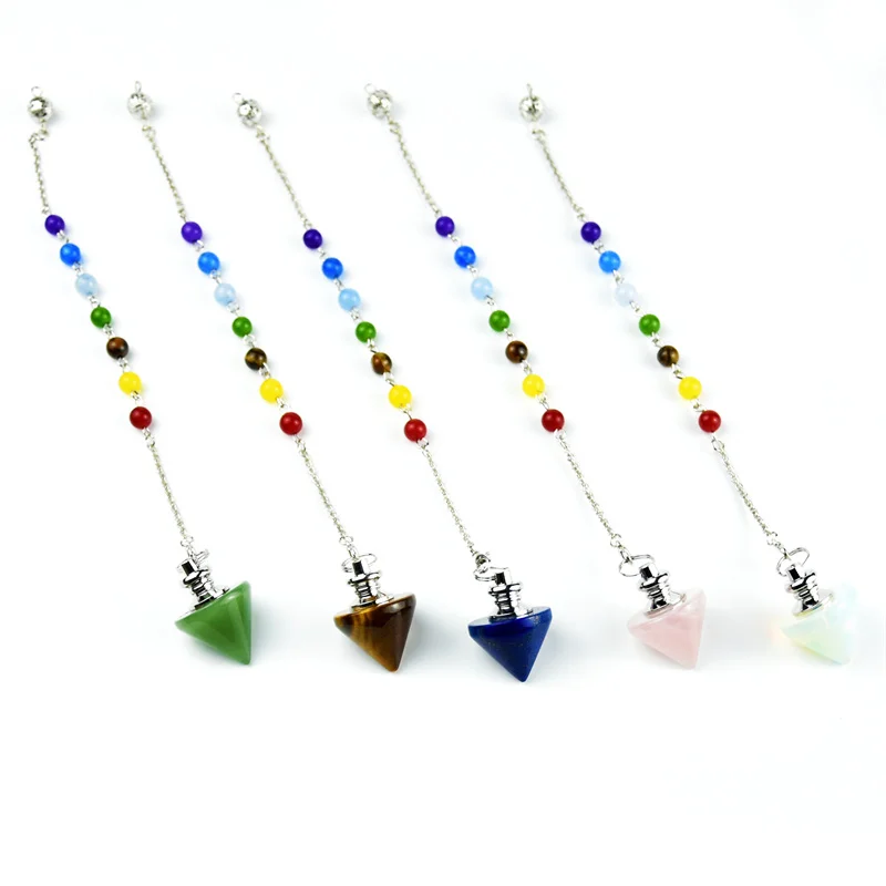 

wholesale Natural Crystal Stone Bracelet Healing Gravel Chipped 7 Chakra Stone Bracelet For gift, Mixed