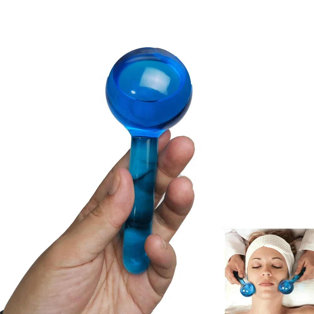 

Guangdong Magic Glitters Facial massager glass skin care ice balls GEL cold face Ice Globes for face plastic surgery