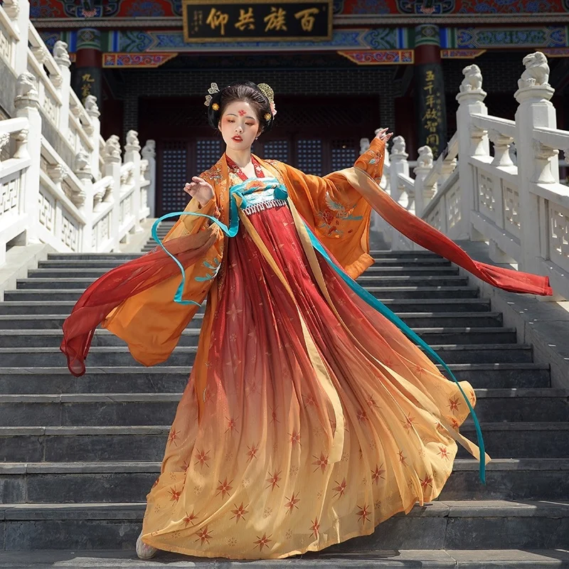 

Chinese traditional costumes ancient clothing Han Dynasty embroidered hanfu dress chinese dresses for women clothing