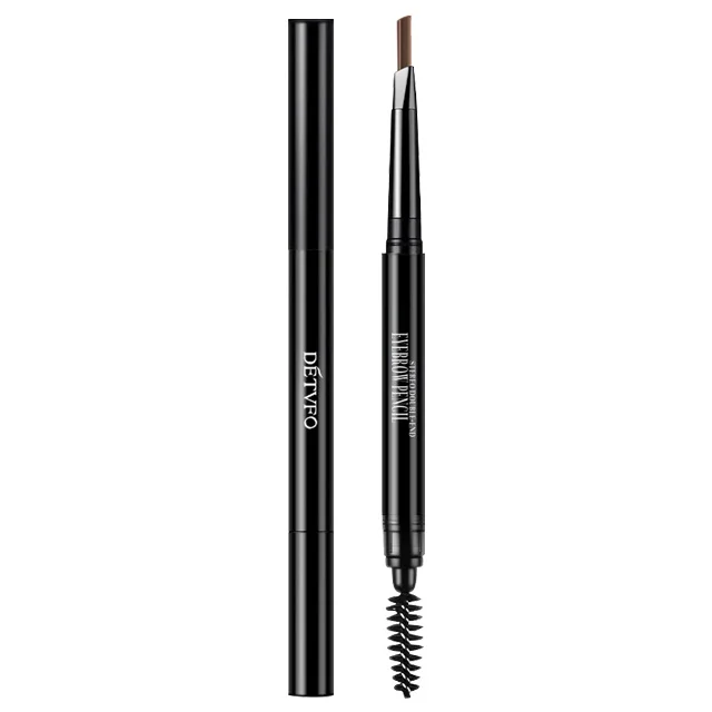 

oem eyebrow pencil with 2 replaceable nature waterproof eyebrow with retail package