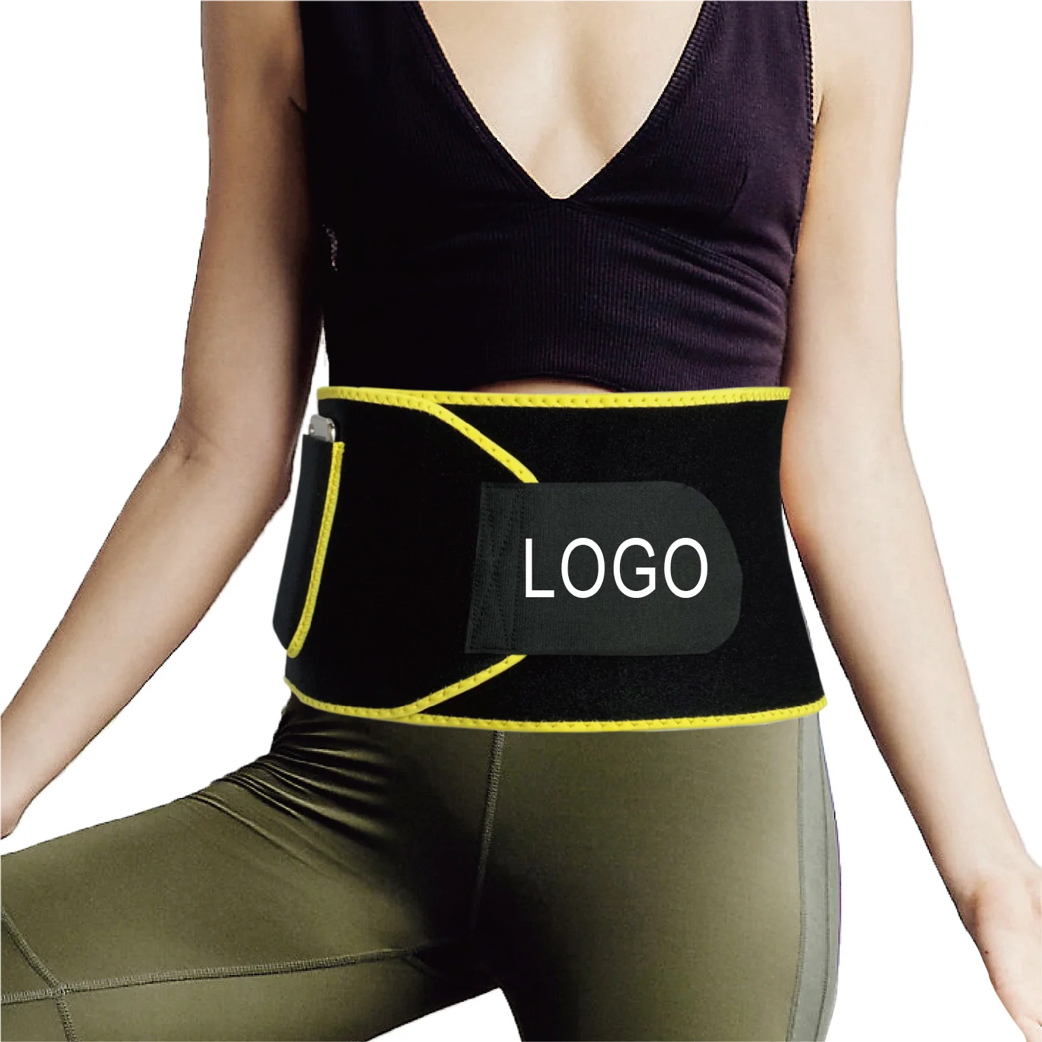 

Wholesale Amazon Neoprene Sports Slimming Waist Wrap Band Weight Loss Sweat Belt Custom Waist Trainer