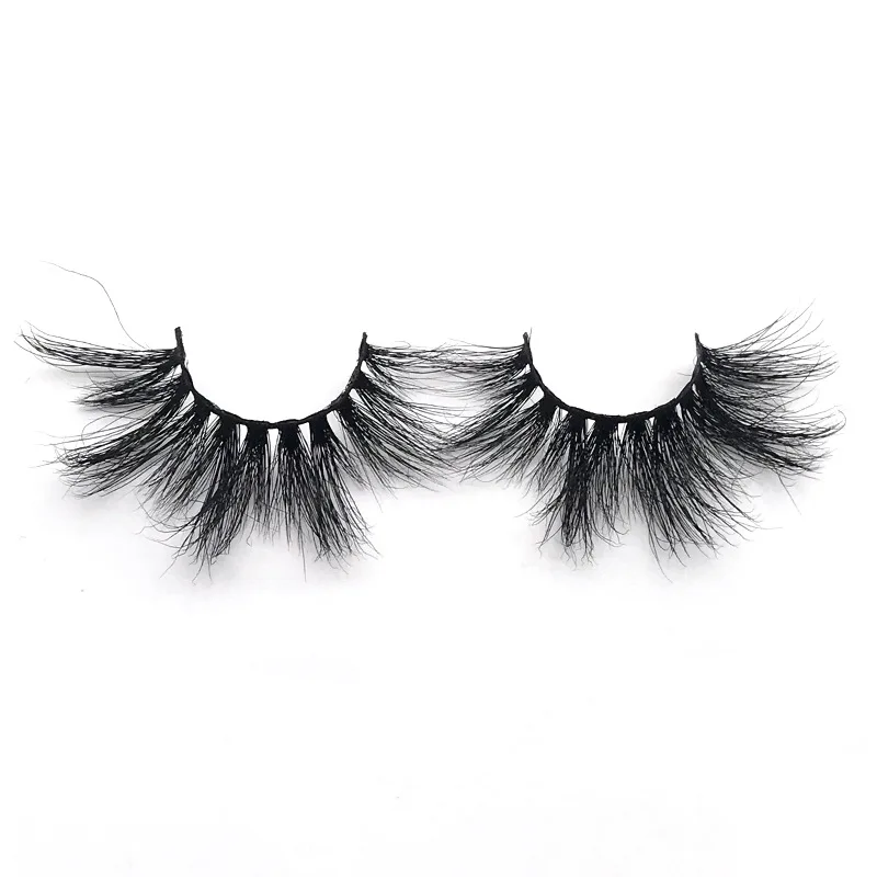 

Whole Sale 3D Mink Eyelashes 25mm mink eyelash bulk lasheswholesale vendor siberian mink eyelashes 100% real, Black color