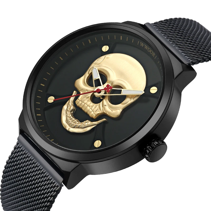 

Men Quartz Watch Luxury Branded Waterproof Military Sport Watches Stainless Steel Gold Men Wristwatch