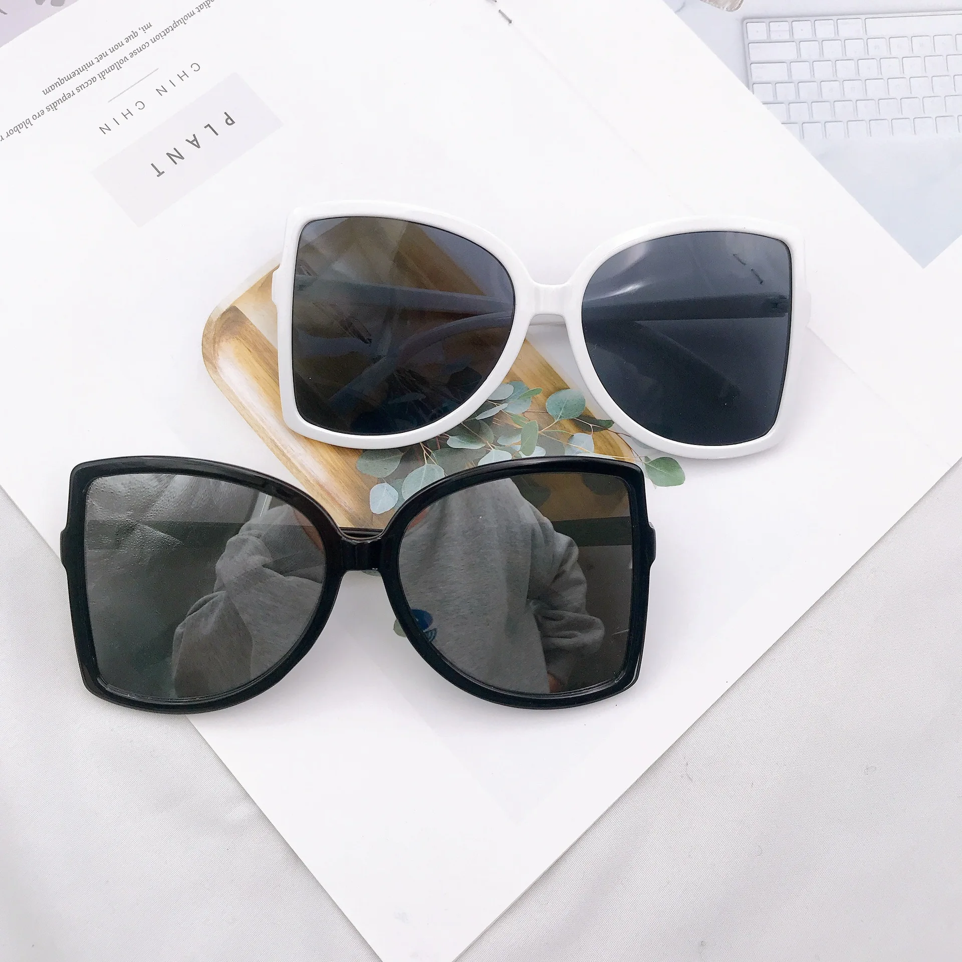 

high quality spring panic necessary new arrival oversize private label sunglasses, Multi colors