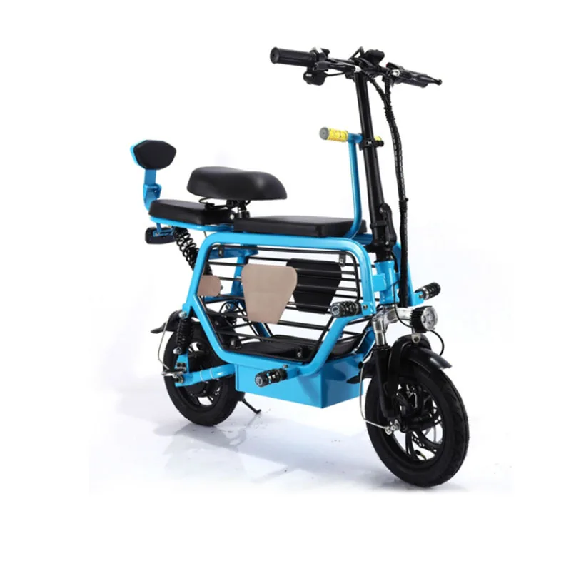 

China Factory Wholesale Price 12 inch double 48V Pet parent-child large capacity pet electric bicycle with 3 seats