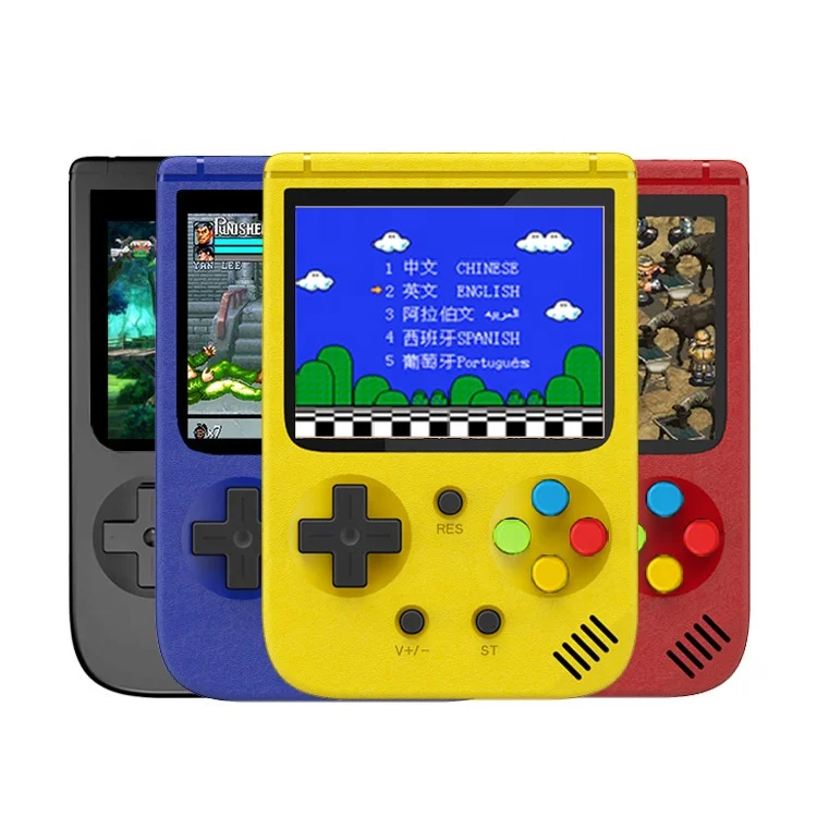 

Retro video game console 500in1 handheld game console box 8 bit games controller joysticks