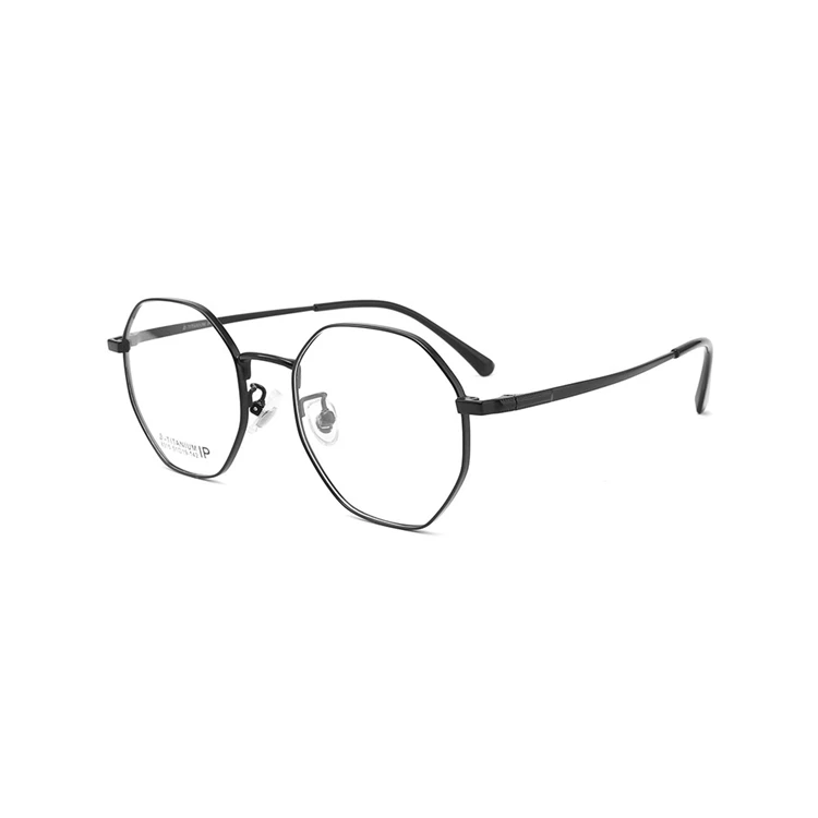 

Ultra-light Memory Titanium Material Anti-blue Glasses Black Myopia Optical Glasses Frame