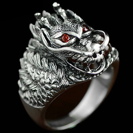 

Shangjie OEM anillos Halloween 2021 Unique Gift Rings Jewelry Snake Wolf Dragon Rings for Women Rhinestone Animal Ring