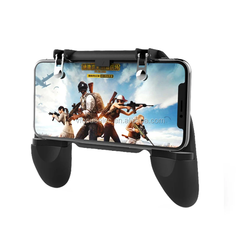 

Hot style smartphone gamepad joystick android w10 wireless game grip foor pubg, Black