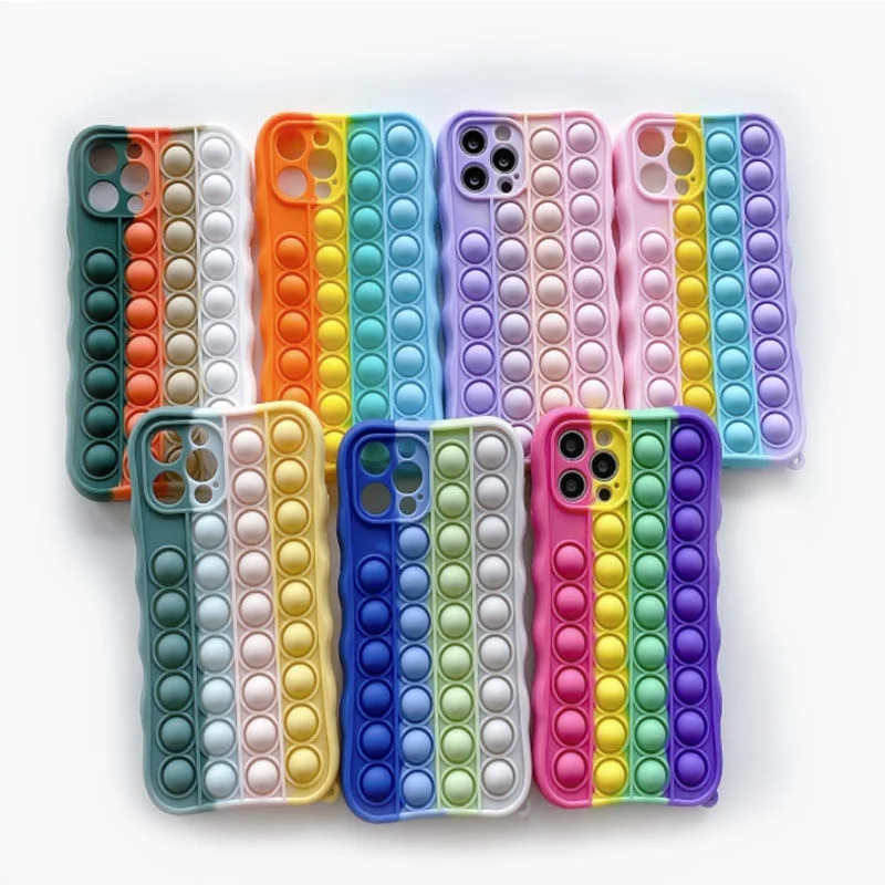 

BOORUI 2021 new design funny unzip toy for iphone 13 case silicone pastel shockproof mobile phone bags for iphone 12 11 8 7 6, 8colors
