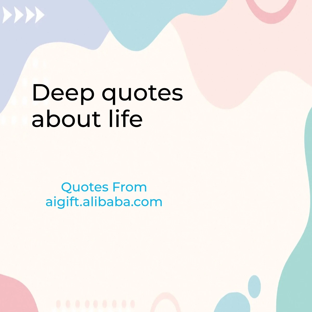 deep quotes about life