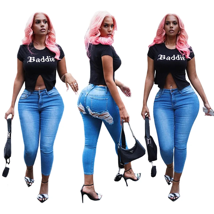 

2021 new arrivals summer casual fashion sexy crop tops sublimation graphic tees women's plus size short sleeve t-shirts, Black