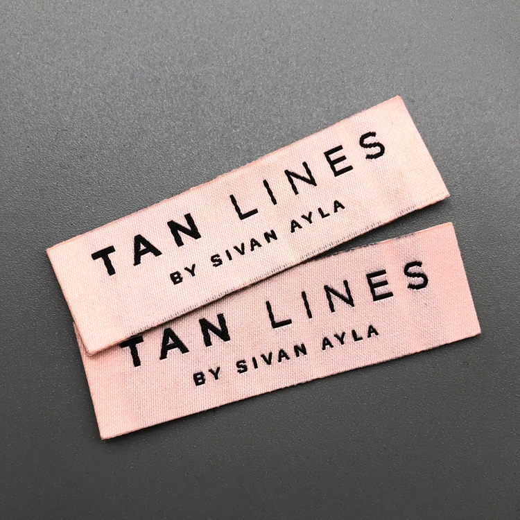 

Manufacturer Custom Clothing Labels Iron On Woven Label