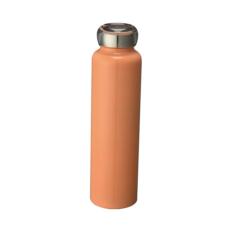 

2020 Henruy popular Vacuum printed water bottle water bottle gold lid, Customized