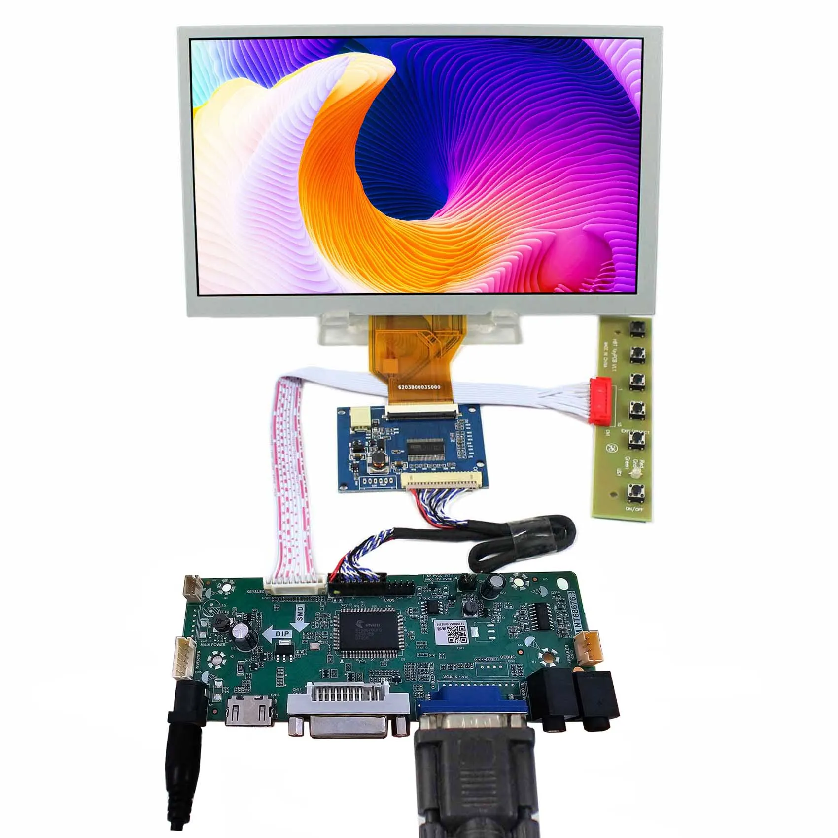 

LCD controller board Tcon board with 8inch 800x480 Lcd AT080TN64