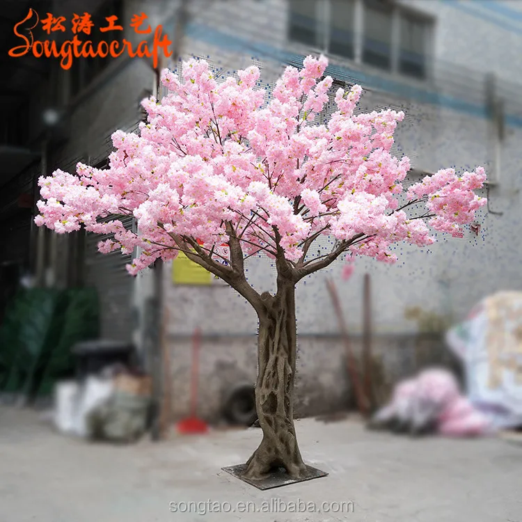 

Indoor Japanese Sakura Wedding Decoration Artificial Cherry Peach Blossom Tree Fake Arches Trees, Pink;red;white;green;purple