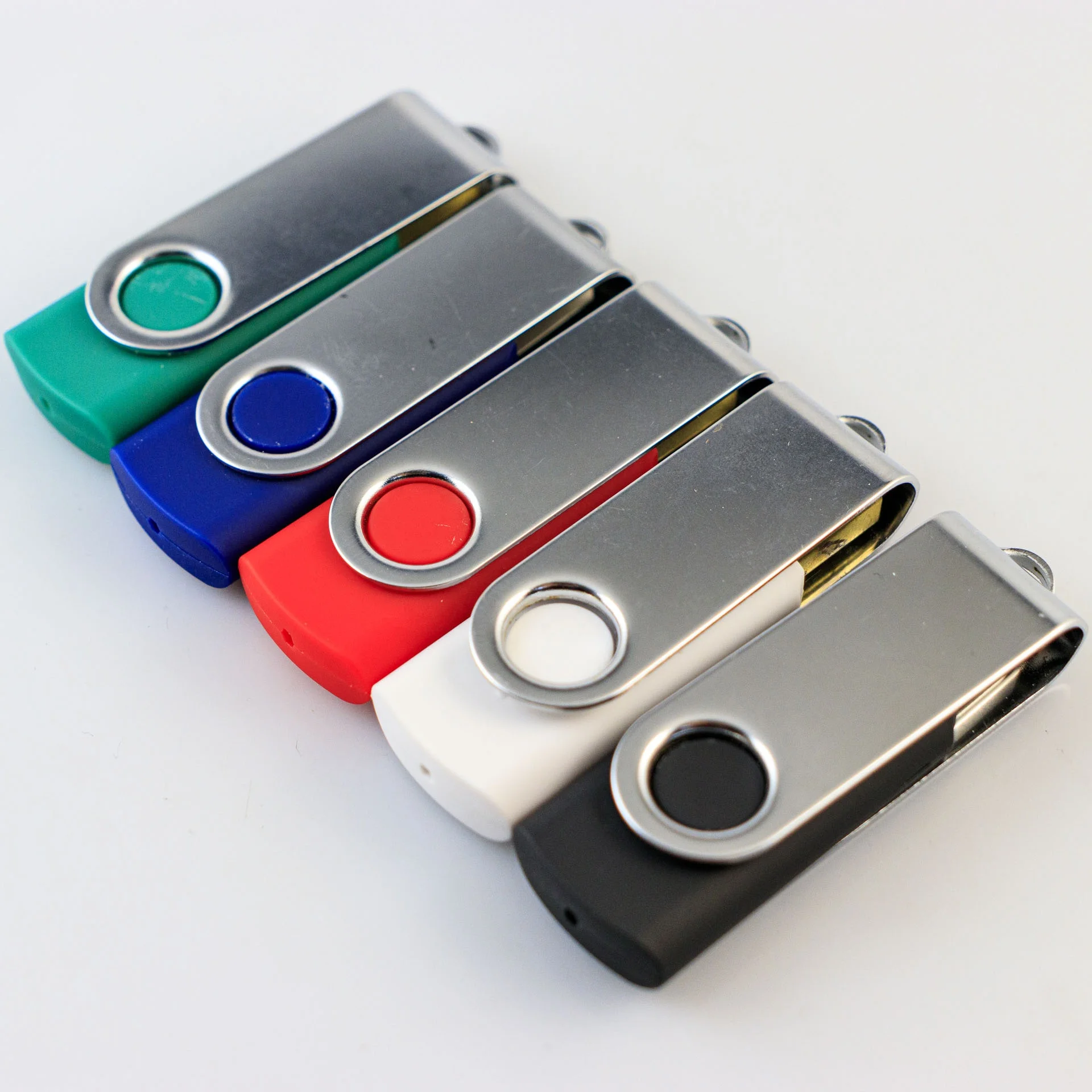 

1-64GB Promotional Swivel Twister Metal ABS customized logo USB flash drive Pendrive Memory stick, Multiply