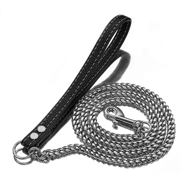 

JINDA Wholesale Luxury Pet Shiny Crystal Gemstone Custom Made Logo Collar Matching Dog Leash, Silver or gold