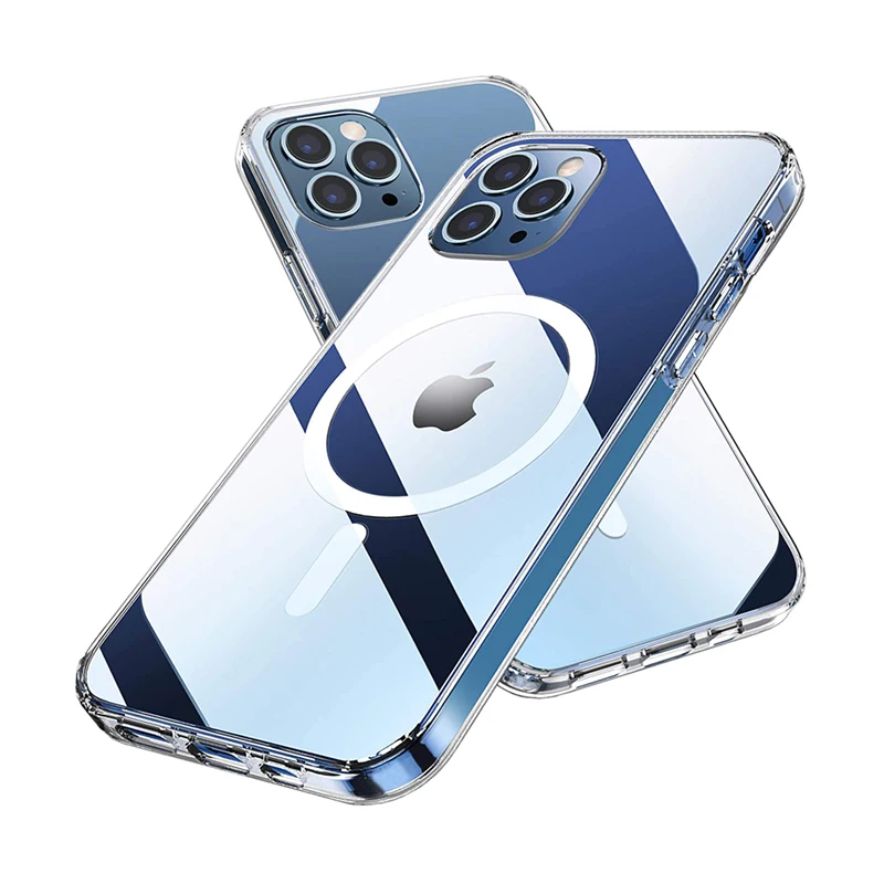 

for iphone 12 pro max magsafe case full protection shockproof magsafe phone case iphone 12, Transparent