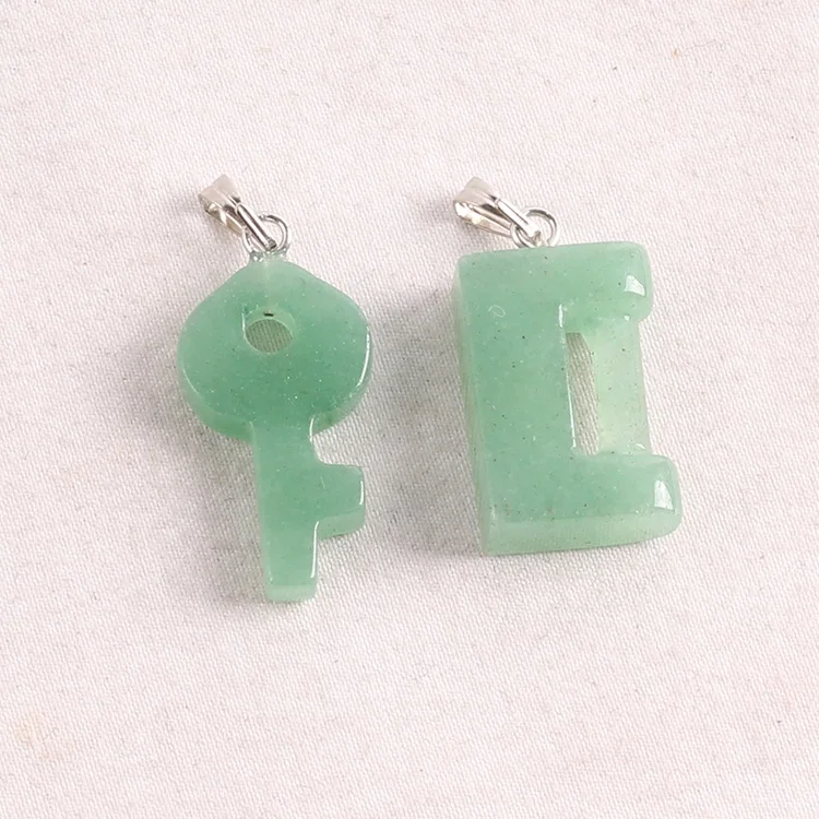 

Natural quartz crystal gemstone love lock choker fashion couple pendant necklace, As picture