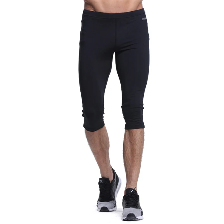 

Capri active flex tummy control athletic leggings track pants for men