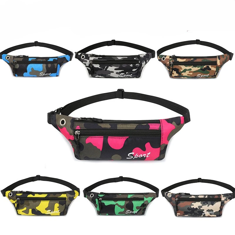 

Canvas Messenger Bag Wholesale Custom LOGO Cheap Sports Outdoor Belt Fanny Pack Crossbody Men's Chest Bags