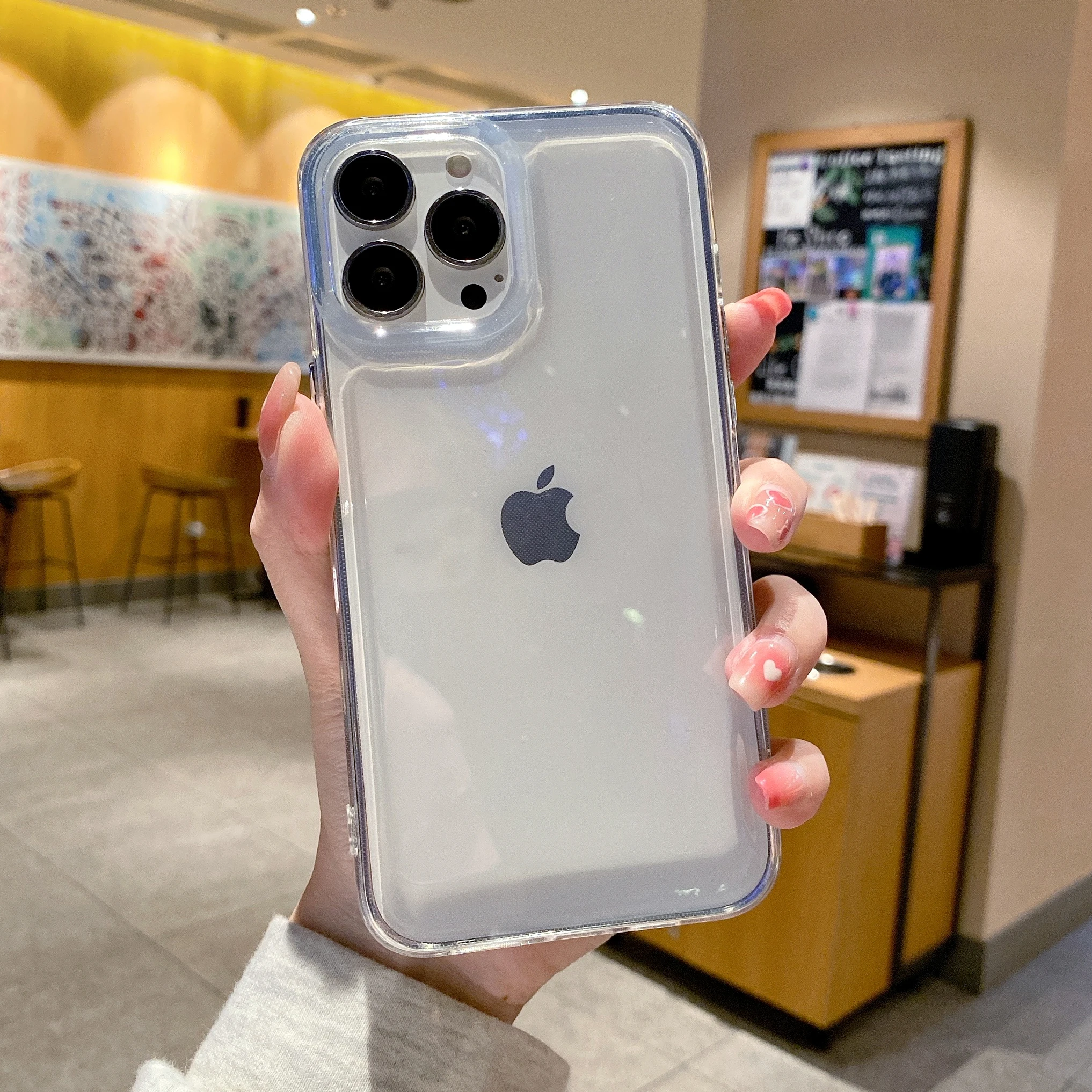 

Wholesale High Quality Soft TPU Shockproof Flexible Clear Phone Case for iPhone 13 12 11 XR XS 7/8 Plus 6/6S Pro Max Phone Case, Transparent