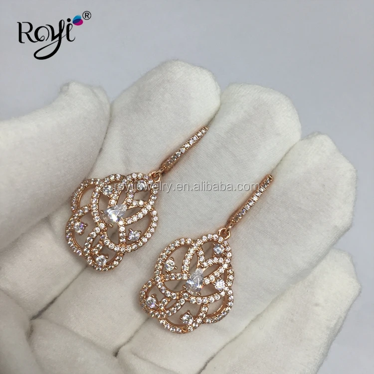 
Royi jewelry new arrivals earrings in 925 sterling silver jewelry gold plated 