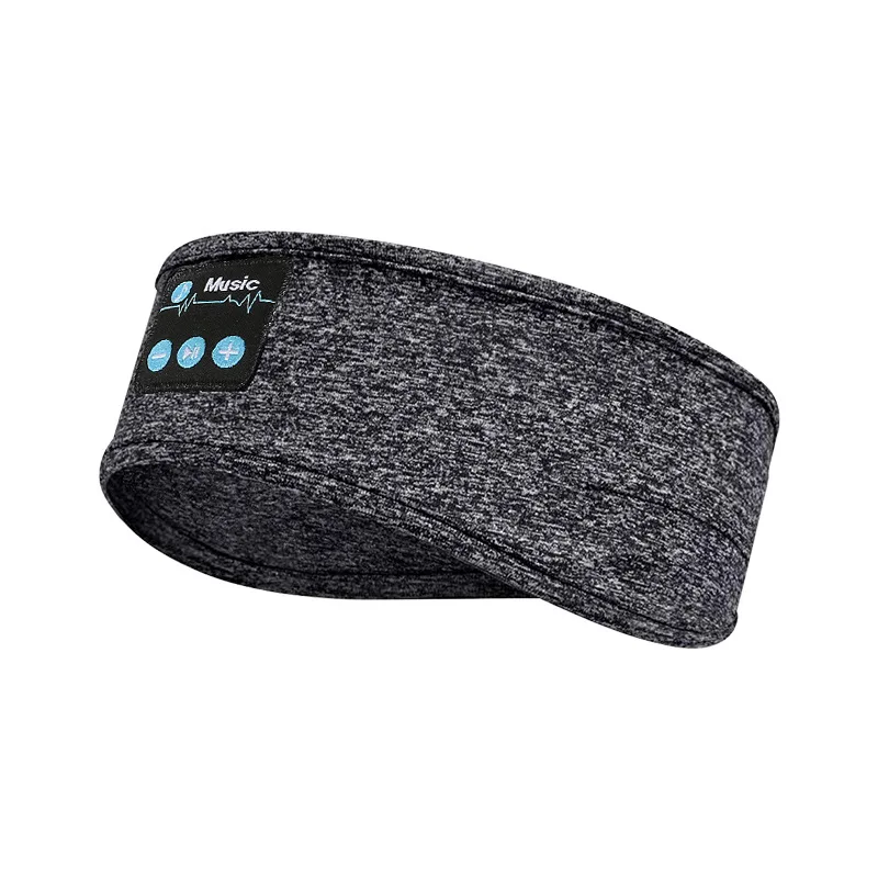 

Newest Sleep Headband Headphones, Yoga Running Sports Wireless Stereo Music Phone Calls Rechargeable Headphones Headband, Black