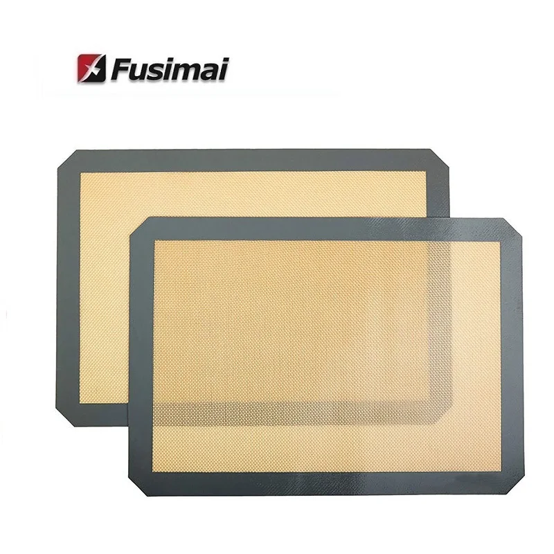 

Fusimai Customized Non-stick Coated Glass Fiber Kitchen High Temperature Silicone Food Baking Mat