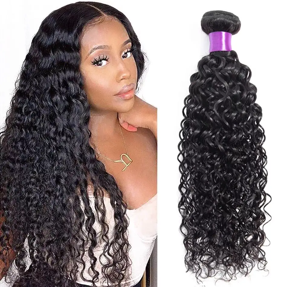 

cuticle aligned hair bundles human hair extension wig brazilian bundles with closure