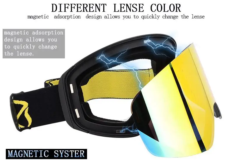 Anti Fog Double Lens Snowboarding Polarized Best Designer Snow