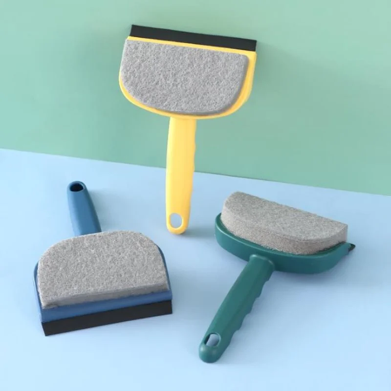 

Multifunctional sponge glass cleaning table kitchen cleaning tools household brush scrubbing cleaning brush window wiper