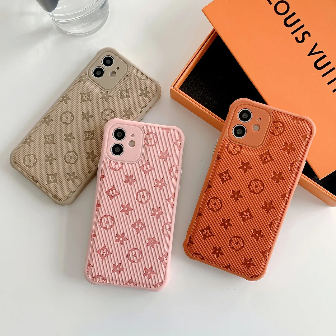 

Brand Designer Leather Luxury Phone Cases For iPhone 13 Pro Max