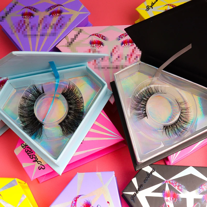 

lashes3d wholesale vendor bulk eyelashes 4d 5d fluffy faux mink 15mm lashes with eyelash boxes custom logo packaging