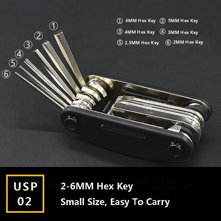 16 In 1 Multifunction Bicycle Repair Tool Kit Practical Bike Accessory