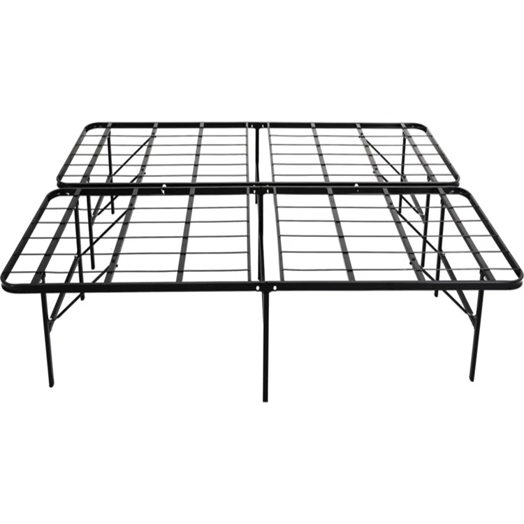 2020 New Design Wrought Iron Bed Black Metal Bed Frames Customized Iron