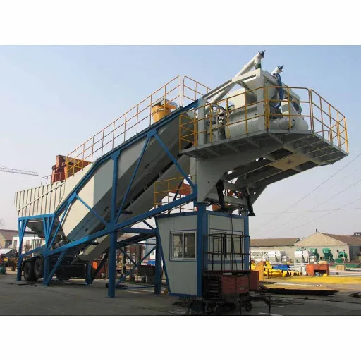 
Ready mixed mobile batching plant for concrete field installation easy operation 