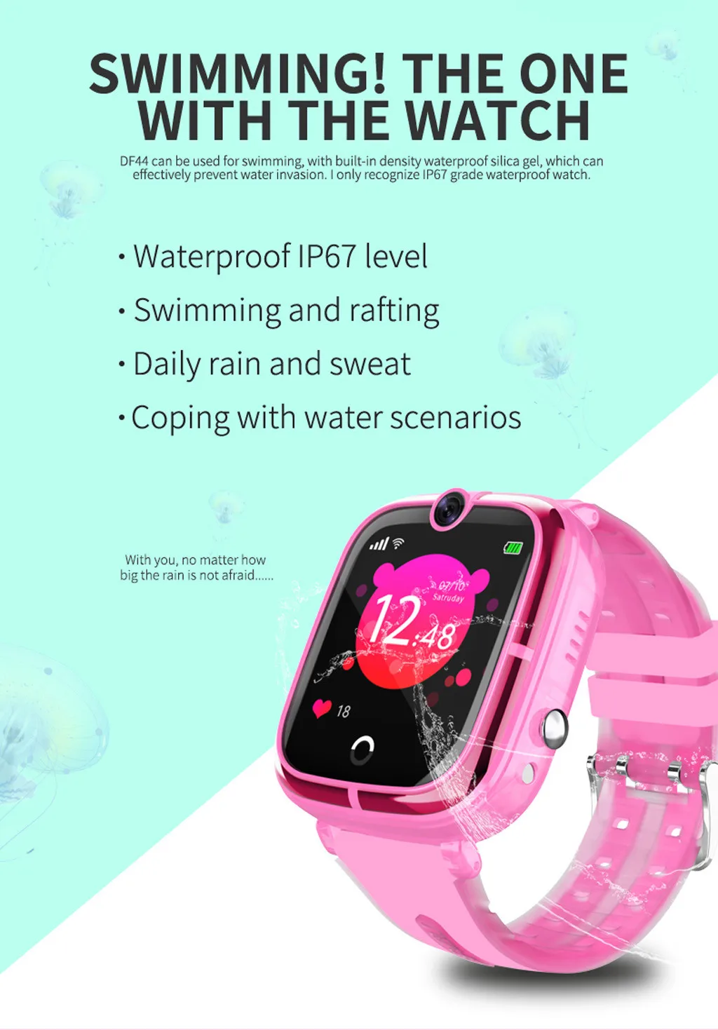 Child Smart Watch Phone Position Children Watch Antilost Sos Call