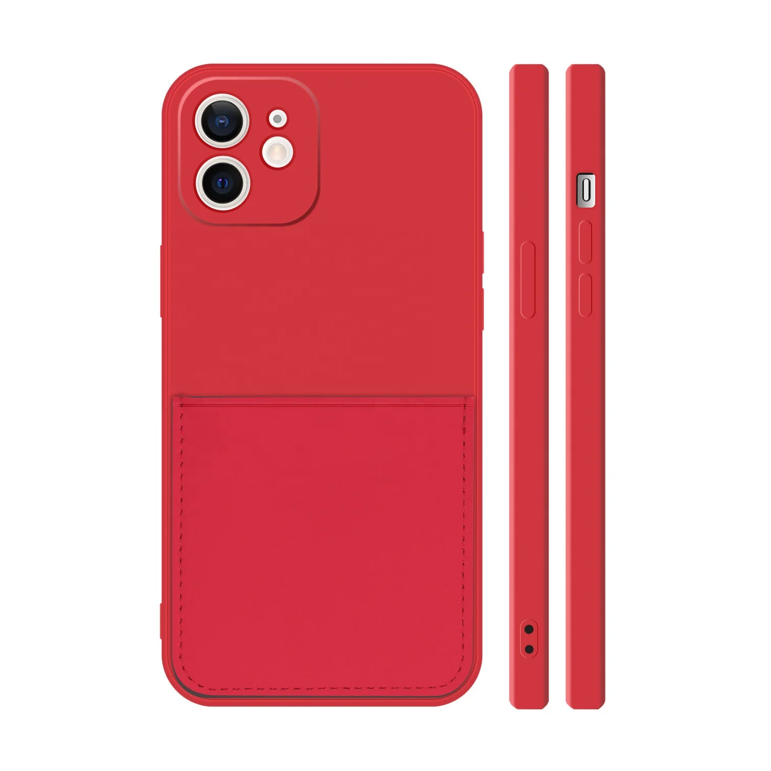 

Phone Case New 2021 Fashion card slot Wholesale Amazon Top Seller New Product Silicon phone bags Hot cheap For Iphone 12 Case, Multi option