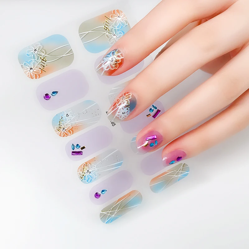 

Hot Selling Low Price Large Capacity Nail Wraps Christmas Wholesale 3D nail sticker, Customers' requirements