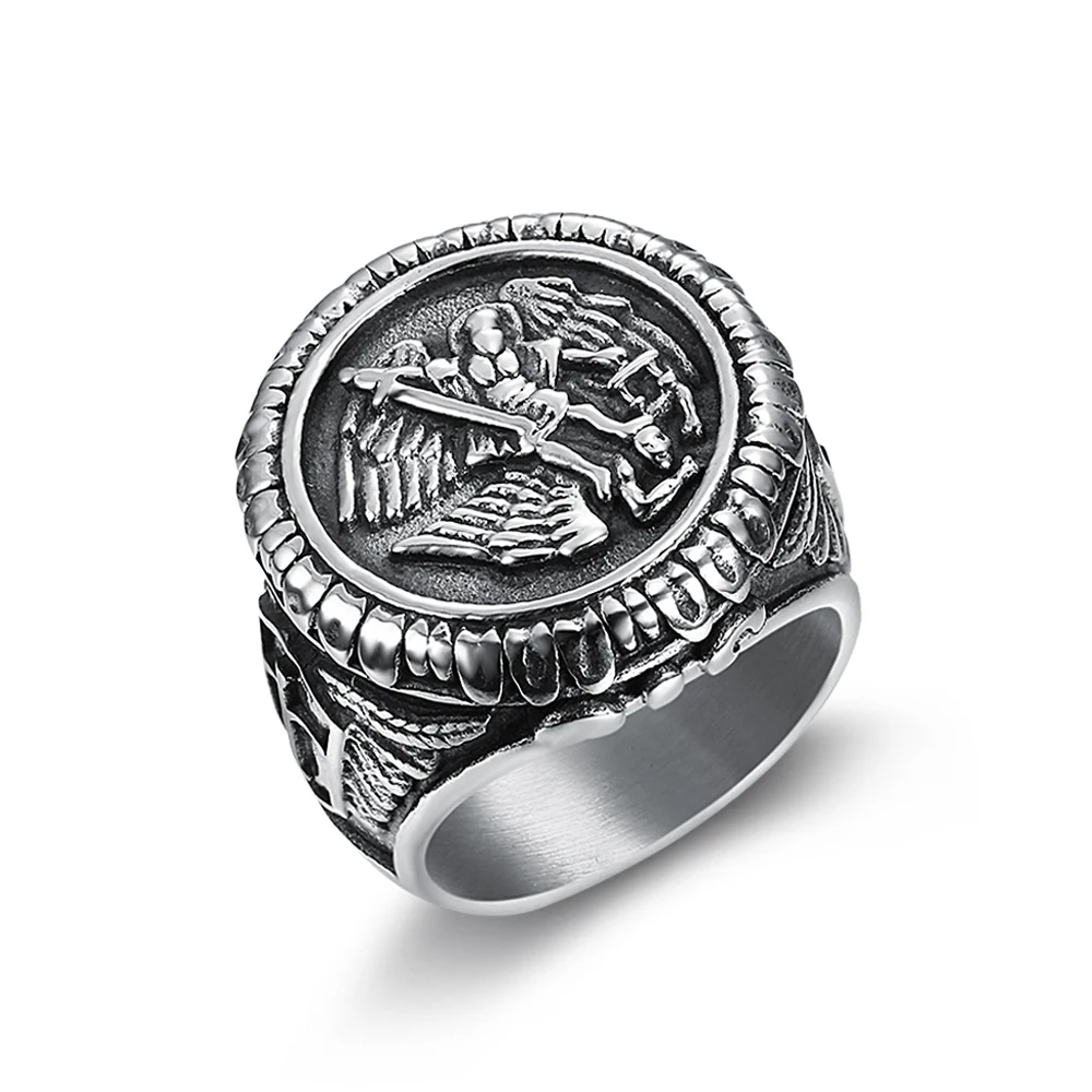 saint michael ring