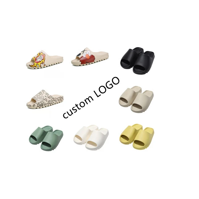 

2021 summer new arrive custom logo scandal slides yezzy Slippers yeezy Slides, Customized color