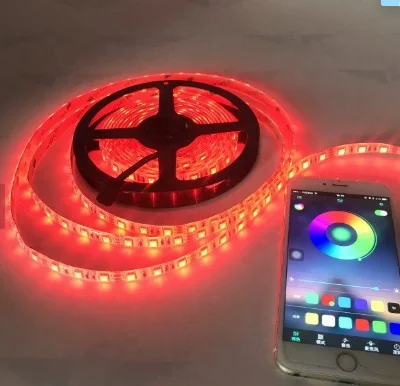 5050 5M 5v LED Strip Lights Waterproof USB Bluetooth controller LED Chasing Light with APP Changing RGB Rope Lights Kit