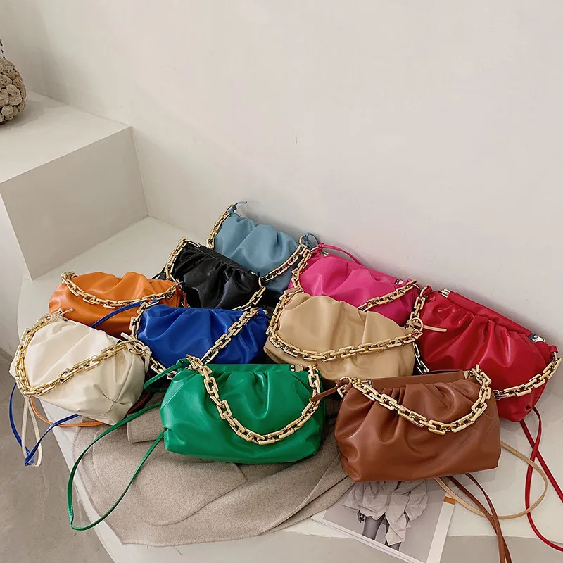 

20 Years Factory 2021 Trendy Custom chain purses Fashion Luxury Cute Tote Handbags For Women