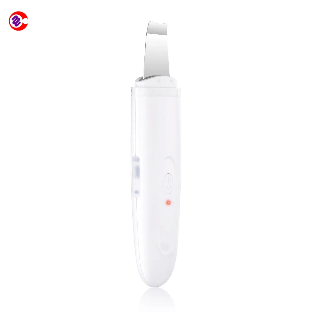 

High-frequency Ultrasonic vibration Skin Scrubber Blackheads Removing Skin Cleansing Handle, White