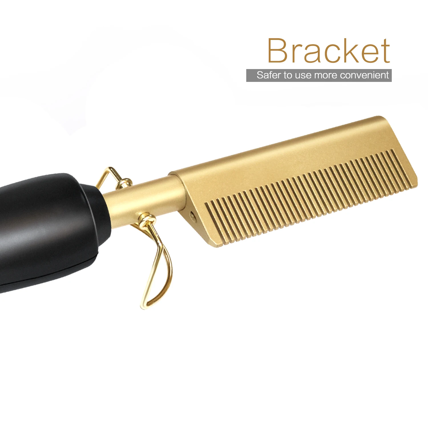 

Amazon Beauty Personal Care Straight Hot Comb Electric Hair Straightener Curler Flat Comb Iron Hot Comb Electric, Gold