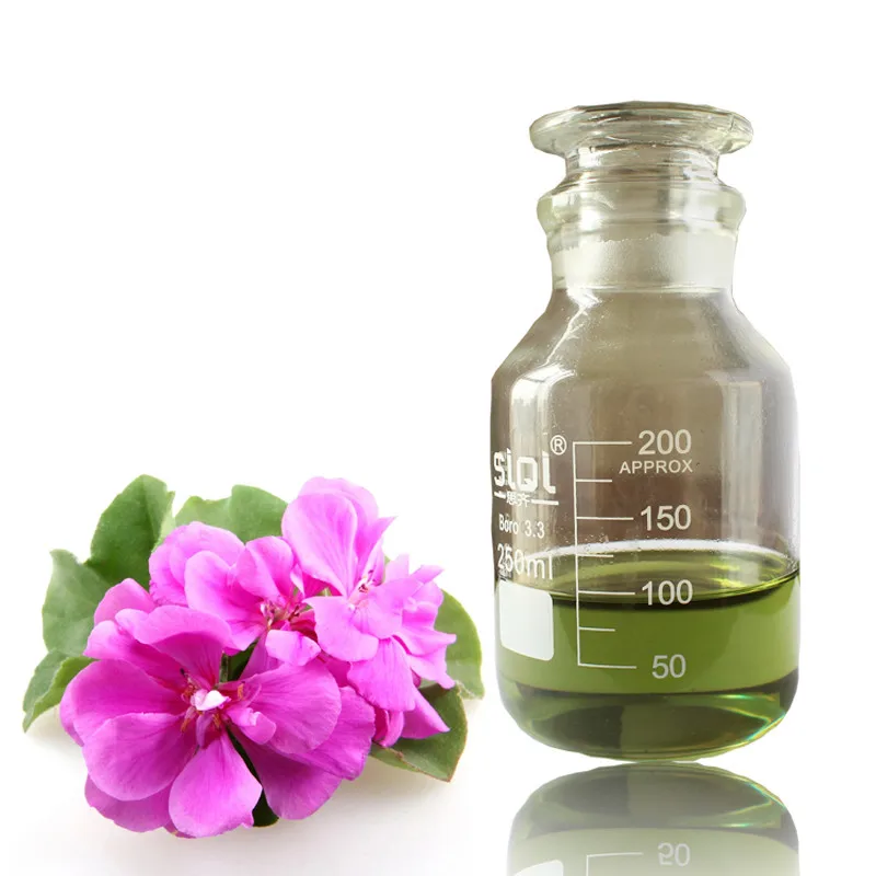 

Manufacturer Organic Geranium Oil Cosmetic Grade Pure Geranium Essential Oil Bulk For Skin Face Care