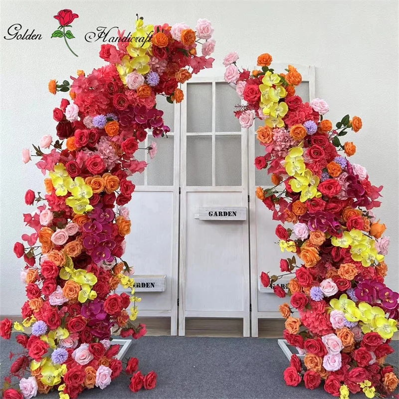 

QSLH-F368 Wedding Flower Arrangement Handmade Floral wedding arch floral arrangements artificial flowers for wedding decoration